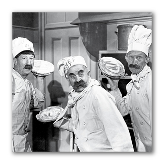 Kaart - Chefs met slagroomtaart - Galleria - VB0.3016