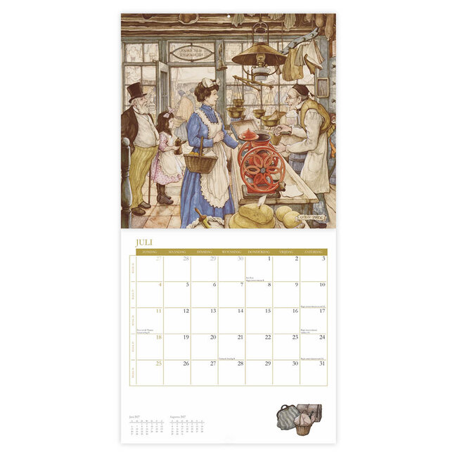 Comello Kalender - Anton Pieck - 2027 - 30x30cm