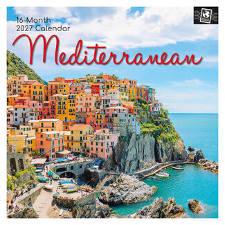 Comello Kalender - Mediterranean - 2027 - 30x30cm