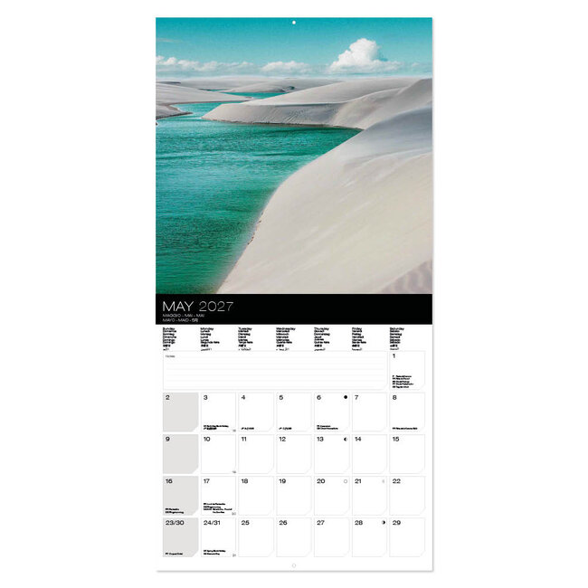 Comello Kalender - Magic Landscapes - 2027 - 30x30cm