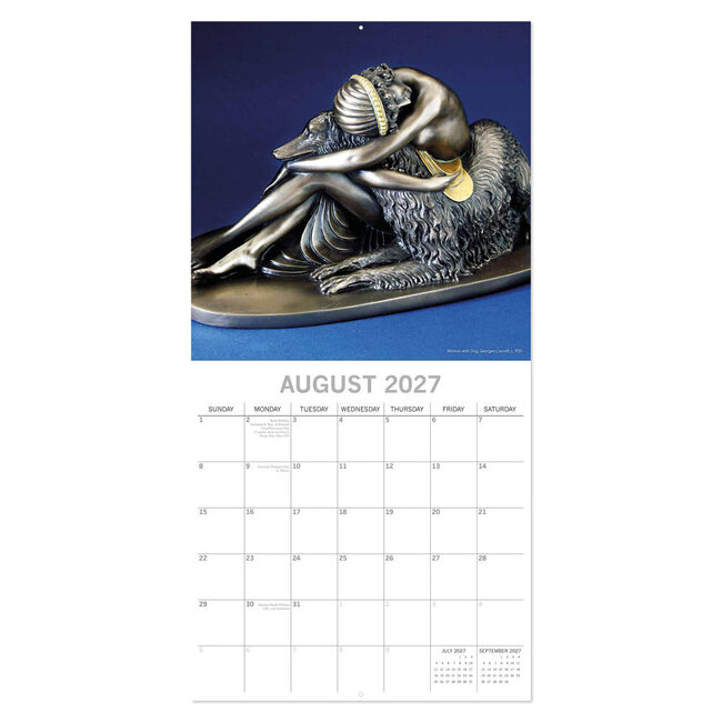 Comello Kalender - Art deco - 2027 - 30x30cm