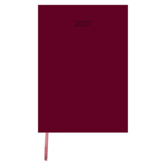Comello Agenda - Bordeauxrood - 2027 - 21x14,5cm