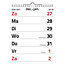 Comello Kalender - Grootletters - XL - 2027 - 21x34cm