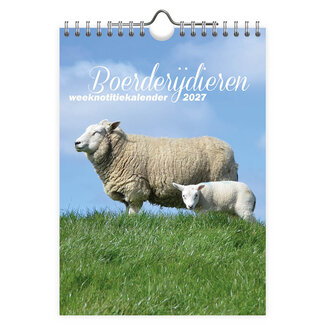 Comello Kalender - Boerderijdieren - 2027 - 16,5x23cm
