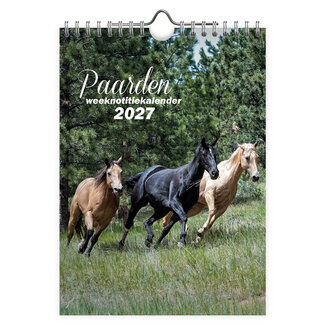Comello Kalender - Paarden - 2027 - 16,5x23cm