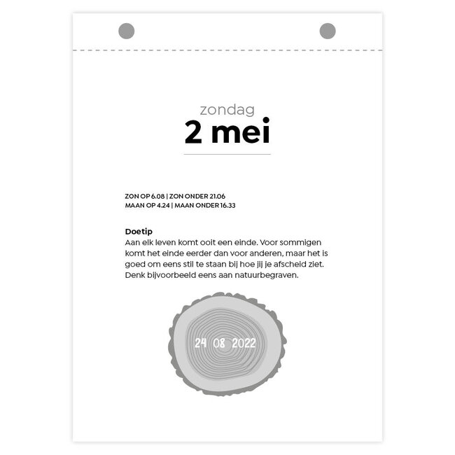 Comello Scheurkalender - Natuur - 2027 - 13x18cm
