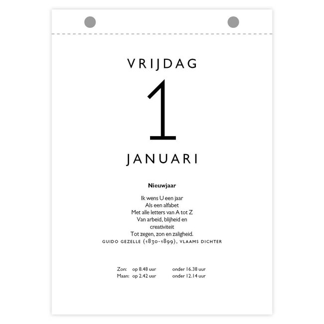 Comello Scheurkalender - De tuin scheurkalender - 2027 - 13x18cm
