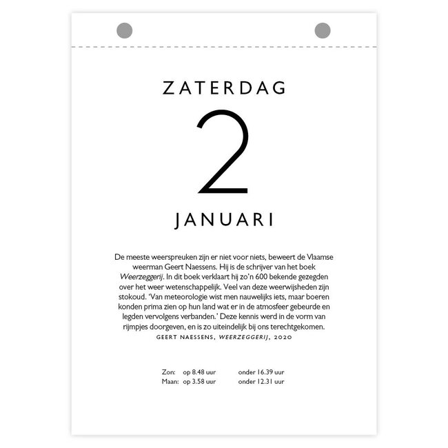 Comello Scheurkalender - De tuin scheurkalender - 2027 - 13x18cm
