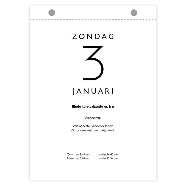 Comello Scheurkalender - De tuin scheurkalender - 2027 - 13x18cm