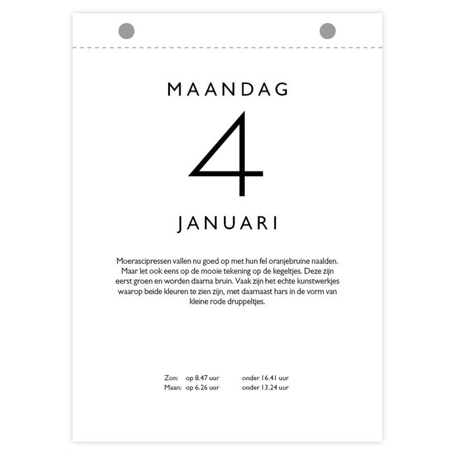 Comello Scheurkalender - De tuin scheurkalender - 2027 - 13x18cm