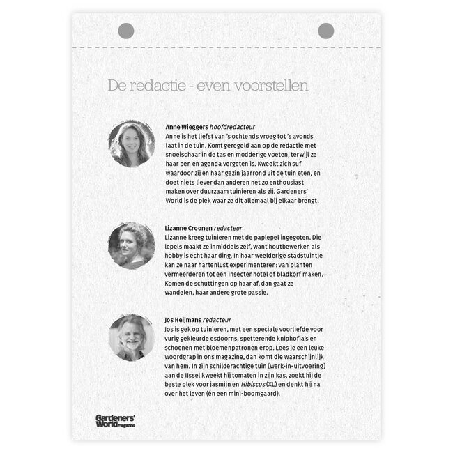 Comello Scheurkalender - Gardeners' world - 2027 - 13x18cm