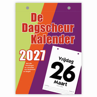Comello Scheurkalender - De dagscheurkalender - 2027 - 13x18cm