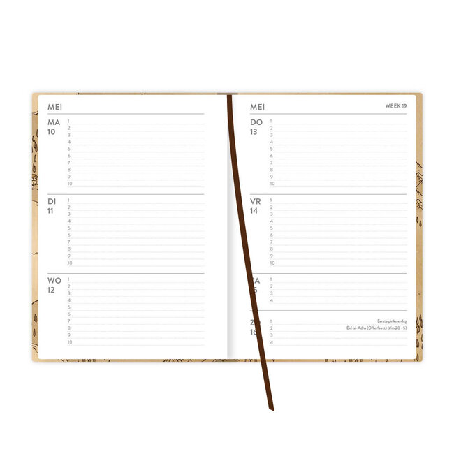 Comello Agenda - Schatkaart - 2027 - 10,5x14cm