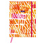 Comello Agenda - Oranje, roze stempels - 2027 - 10,5x14cm