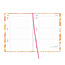 Comello Agenda - Oranje, roze stempels - 2027 - 10,5x14cm