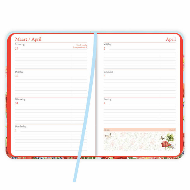 Comello Agenda - Tulpen - Janneke Brinkman - 2027 - 12,7x17,8cm