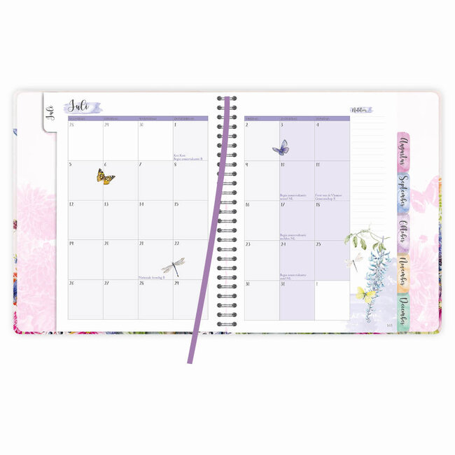 Comello Agenda - Dahlia - Janneke Brinkman - 2027 - 16x20cm