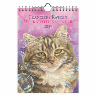 Comello Kalender - Blitz - Franciens katten - 2027 - 16,5x23cm