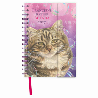 Comello Agenda - Blitz - Franciens katten - Spiraal, luxe - 2027 - 12x15,5cm