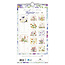 Comello Kalender - Blauwe bloemen - Janneke Brinkman - 2027 - 18x34,5cm