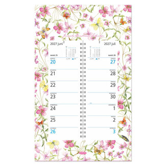 Comello Kalender - Clematis - Janneke Brinkman - Omleg op schild - 2027