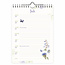 Comello Kalender - Blauwe bloemen - Janneke Brinkman - 2027 - 16,5x23cm