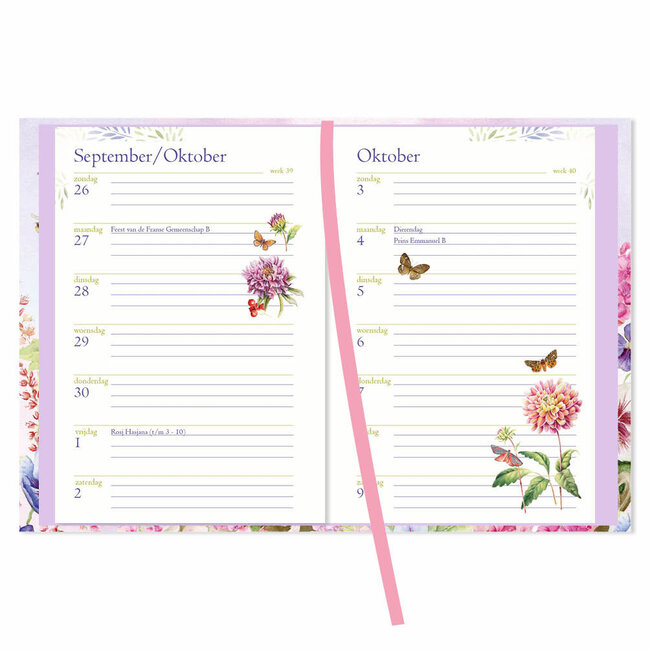Comello Agenda - Hibiscus - Janneke Brinkman - Klein - 2027 - 8x11,5cm