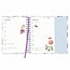Comello Agenda - Blauwe bloemen - Janneke Brinkman - Spiraal, luxe - 2027 - 11x15,5cm