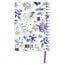 Comello Agenda - Blauwe bloemen - Janneke Brinkman - Spiraal, luxe - 2027 - 11x15,5cm