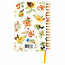 Comello Agenda - Gele bloemen - Janneke Brinkman - Spiraal, luxe - 2027 - 11x15,5cm