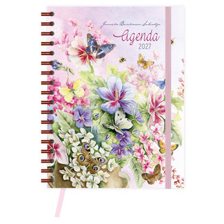 Comello Agenda - Hibiscus - Janneke Brinkman - Spiraal - 2027 - 17,5x23,5cm