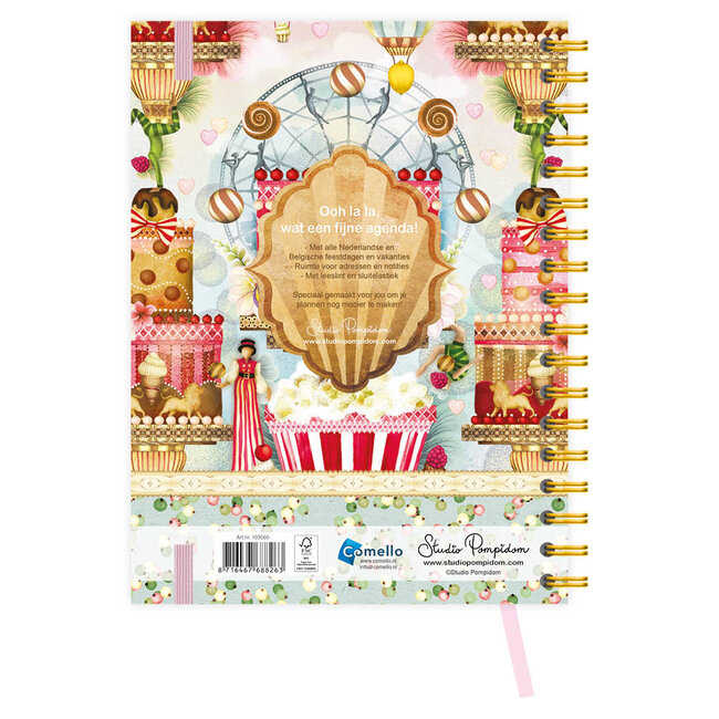 Comello Agenda - Studio Pompidom - Spiraal - 2027 - 20x25cm