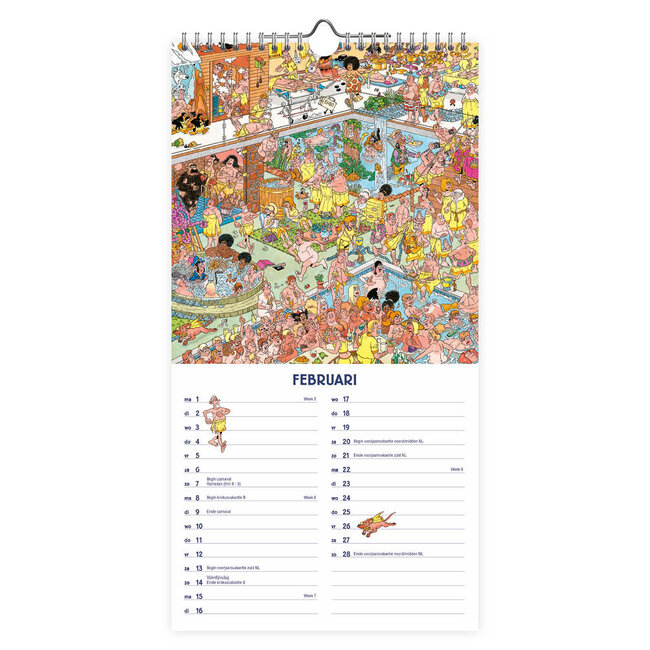 Comello Kalender - Jan van Haasteren - 2027 - 18x34,5cm