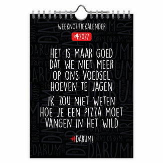 Comello Kalender - Darum! - 2027 - 16,5x23cm