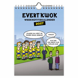 Comello Kalender - Pupillen - Evert Kwok - 2027 - 16,5x23cm