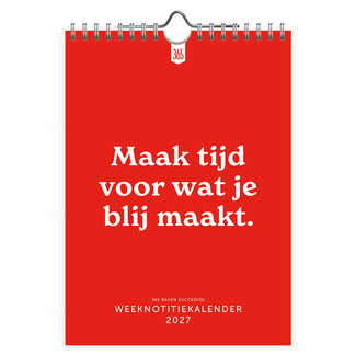 Comello Kalender - 365 dagen succesvol - 2027 - 16,5x23cm