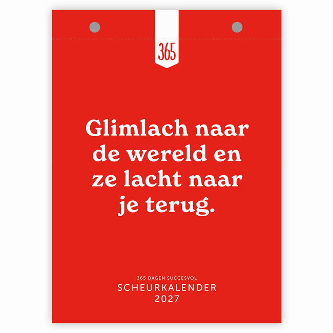 Comello Scheurkalender - 365 dagen succesvol - 2027 - 13x18cm