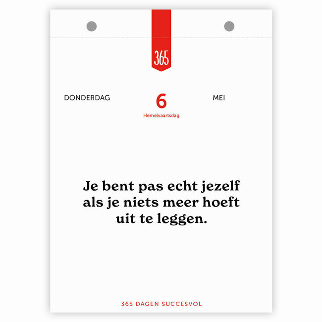Comello Scheurkalender - 365 dagen succesvol - 2027 - 13x18cm