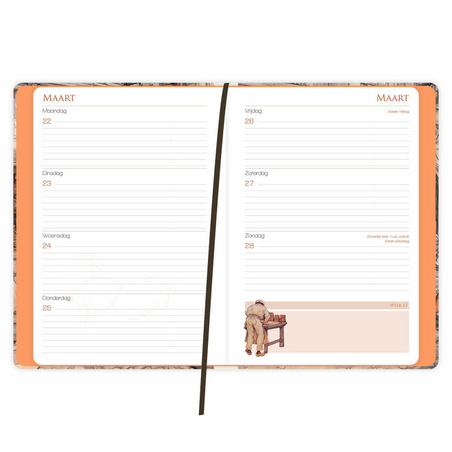Comello Agenda - Brood backery - Anton Pieck - 2027 - 12,7x17,8cm