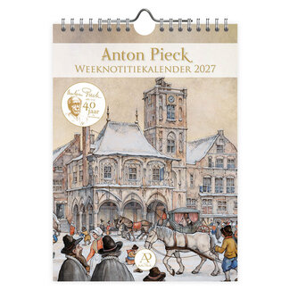 Comello Kalender - Stadhuis Amsterdam - Anton Pieck - 2027 - 16,5x23cm