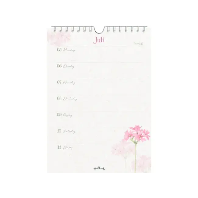 Hallmark Kalender - Bloemen & schaar - Weekplanner - Marjolein Bastin - 2027