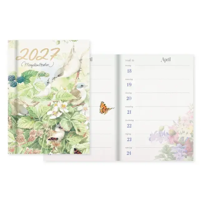 Hallmark Agenda - Vogeltjes in bramenstruik - Klein - Marjolein Bastin - 2027
