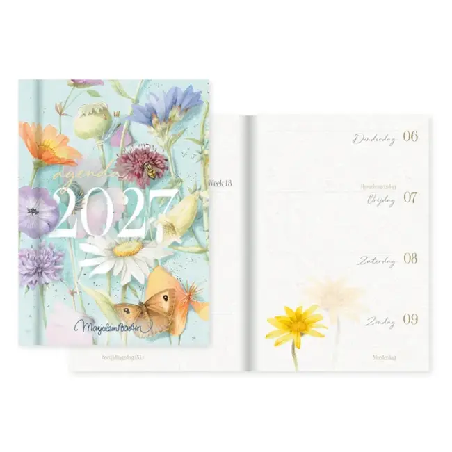 Hallmark Agenda - Wilde bloemen & vlinders - Klein - Marjolein Bastin - 2027