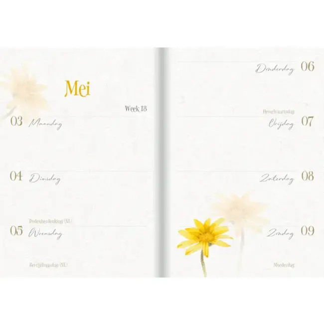Hallmark Agenda - Wilde bloemen & vlinders - Klein - Marjolein Bastin - 2027