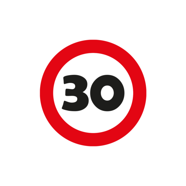 Paper Dreams Confetti - 30 - Verkeersbord