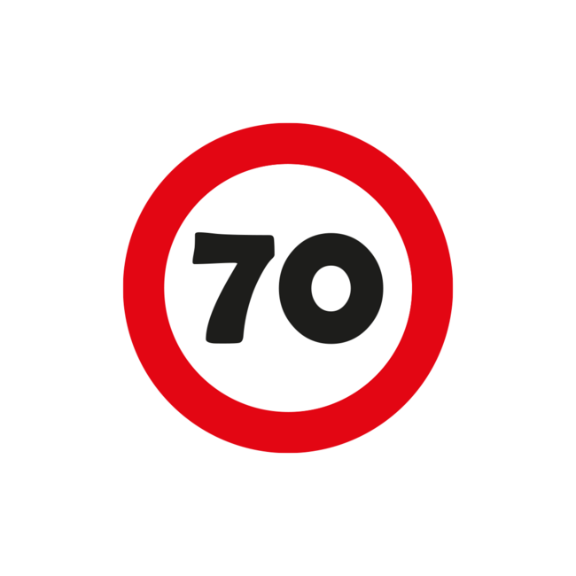 Paper Dreams Confetti - 70 - Verkeersbord