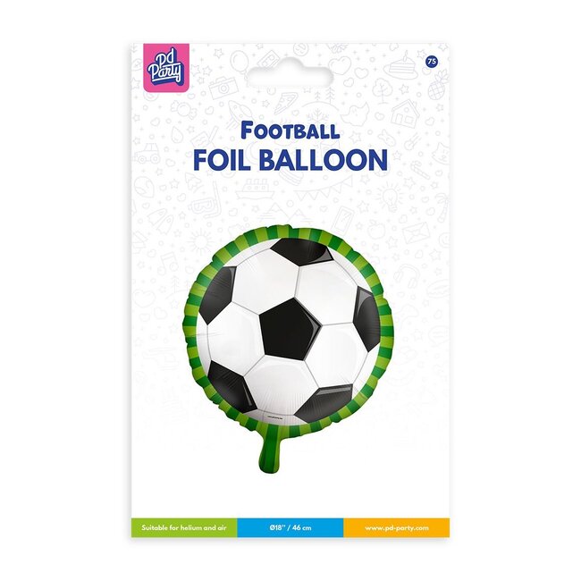 Paper Dreams Folieballon - Voetbal - 46cm - Zonder vulling