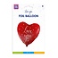 Paper Dreams Folieballon - Love you rood - 46cm - Zonder vulling