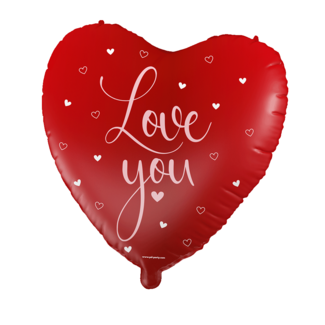 Paper Dreams Folieballon - Love you rood - 46cm - Zonder vulling