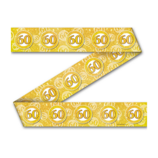 Paper Dreams Markeerlint - afzetlint - 60 jaar - goud - 12m